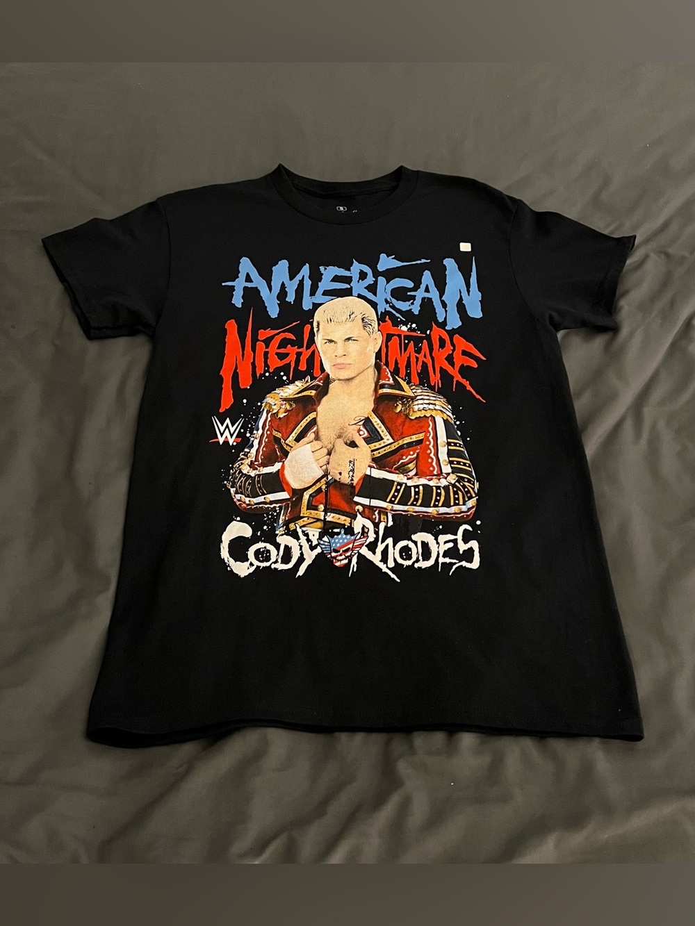 WWE Cody Rhodes WWE "American Nightmare" Black Graphic t-shirt New